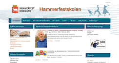 Desktop Screenshot of hammerfestskolen.no